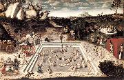 CRANACH, Lucas the Elder The Fountain of Youth dfg USA oil painting artist